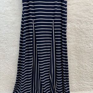 Navy and White Striped Women's Skirt Lauren Ralph Lauren
